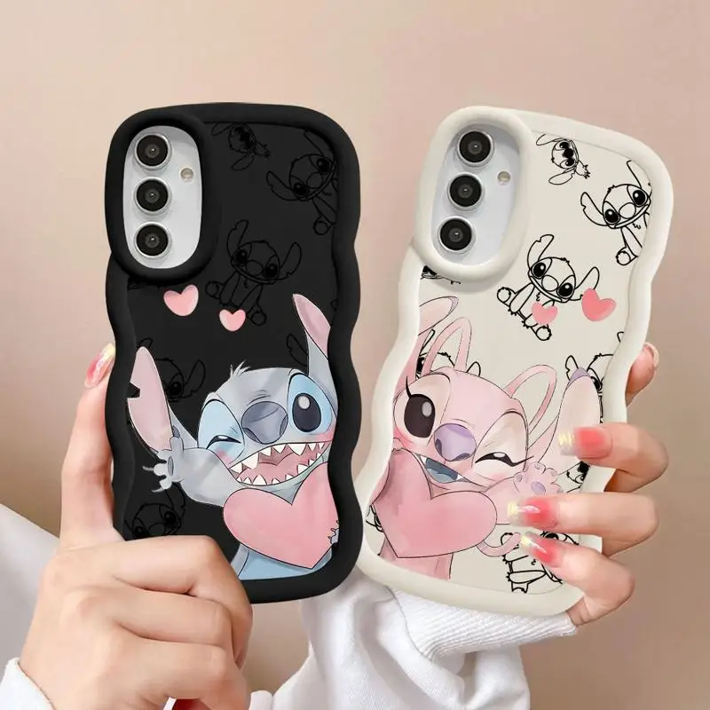 Disney Angle Stitch Phone Case for Samsung Galaxy A20s A30s A50 A50s A02s A03 Core A04e A05s A11 A12 A13 A14 A15 A21s A51 4G 5G