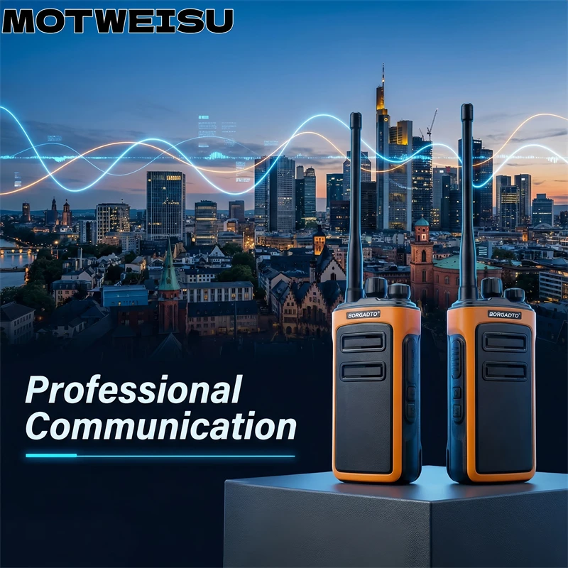 10W High Power Walkie Talkie Long Range UHF 16CH Rechargeable VOX Handheld 2 Way Radio for Hunting Hiking Outdoor Adventure