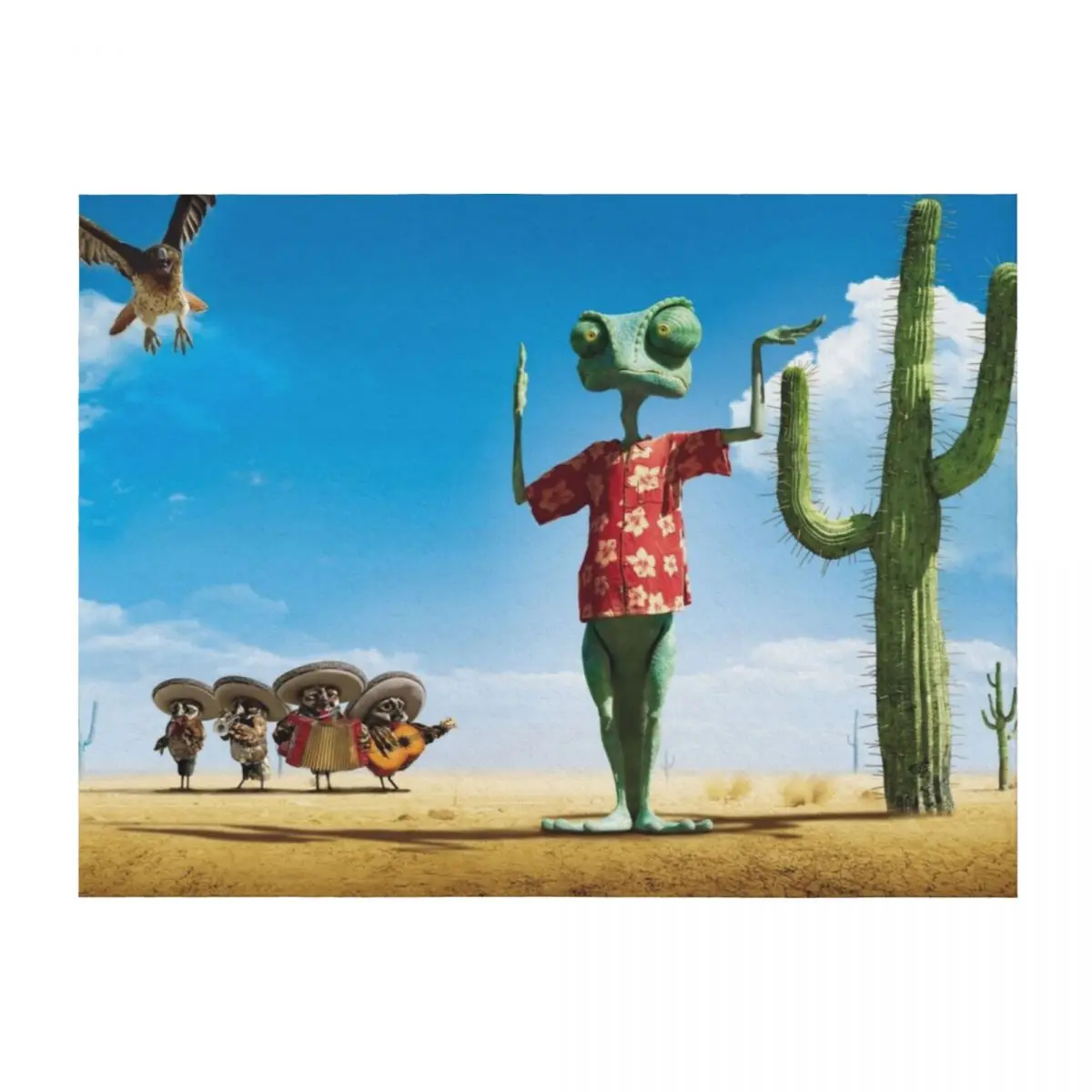 

Cactus Rango Throw Blanket Bed covers sofa bed Travel Vintage Blankets