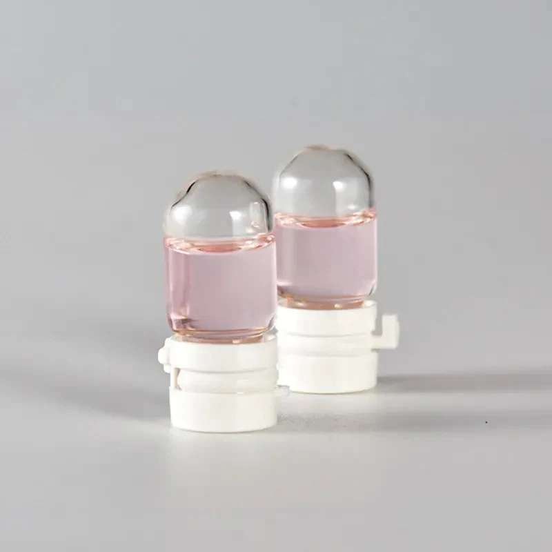 10 pz Struccante Mini Bottiglie di Vetro 1.5 ml Campione Da Viaggio Olio Essenziale Essenza Liquido Cura Della Pelle Cosmetici Bottiglie Vuote