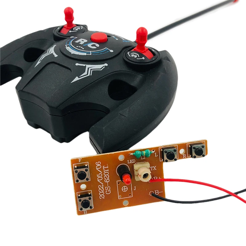 27MHz Circuit 4CH RC Remote ControlPCB Transmitter and Receiver Board with Antenna Radio System Car Accessories