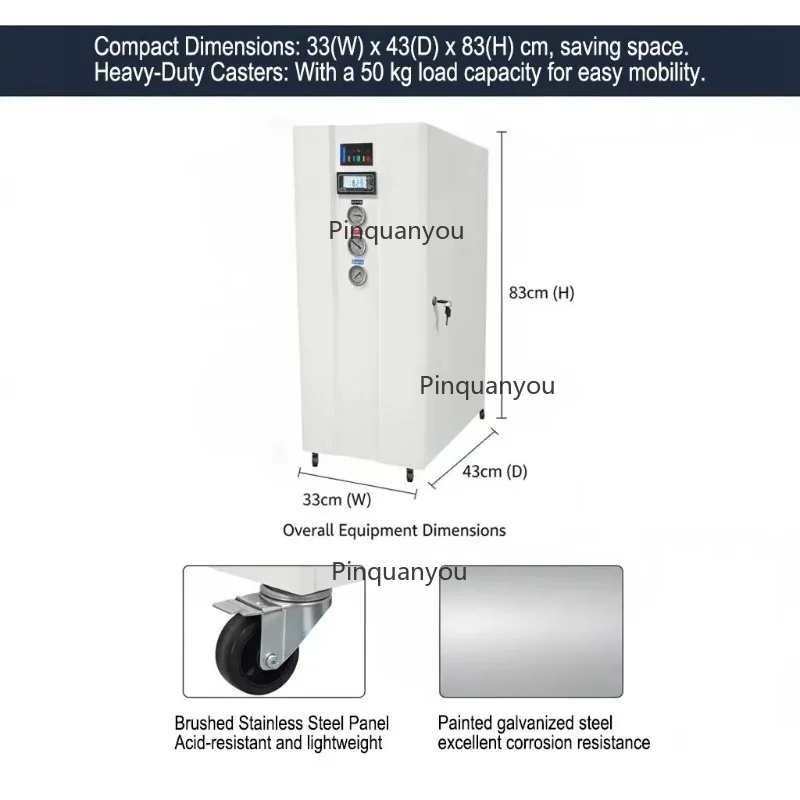 120LPH Ultra-Pure Water Purifier Electric Filter Deionized EDI Module for Pharmaceutical Lab  Chemical Industry
