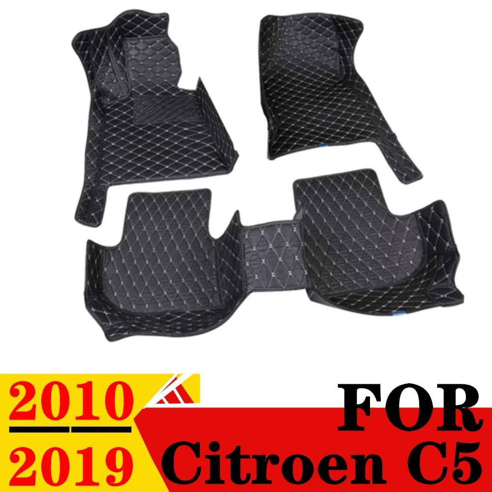 

Автомобильные коврики для Citroen C5 2019 2018 2017 2016 2015 2014 2013-2010, подходят для передних и задних напольных ковриков