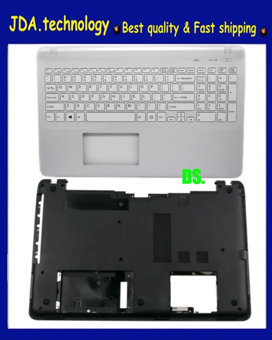 

New/Orig for sony vaio svf15 svf152 svf1521 svf151svf153 svf1541 Palmrest US keyboard upper cover No backlight /Bottom case