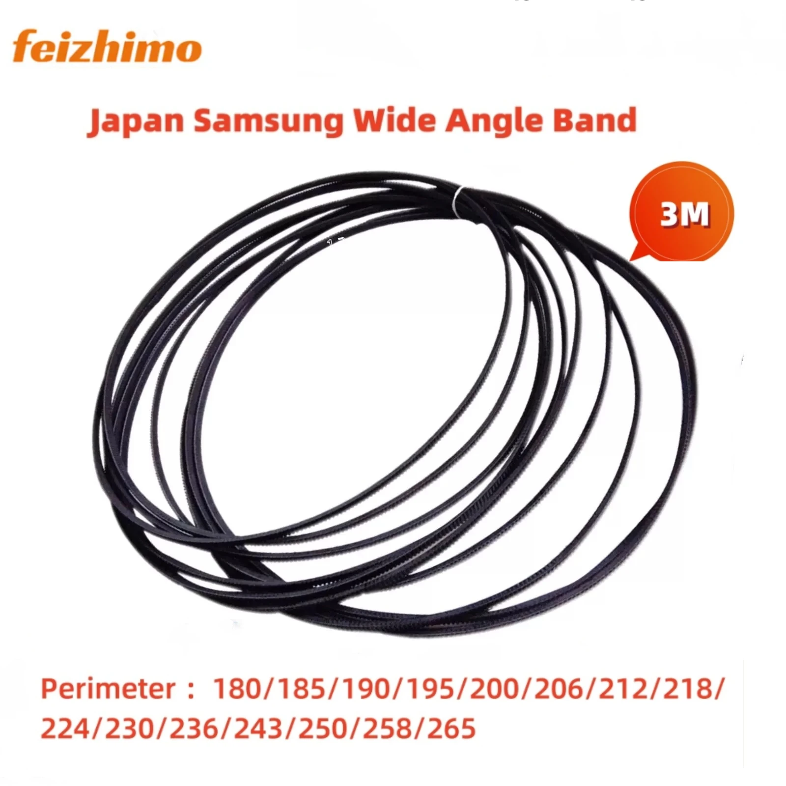 

FeiMo импортный японский широкоугольный ремешок Samsung 3 м по периметру 180/185/190/195/200/206/212/218/224/230/236/243/250/258/265 мм ремень токарного станка