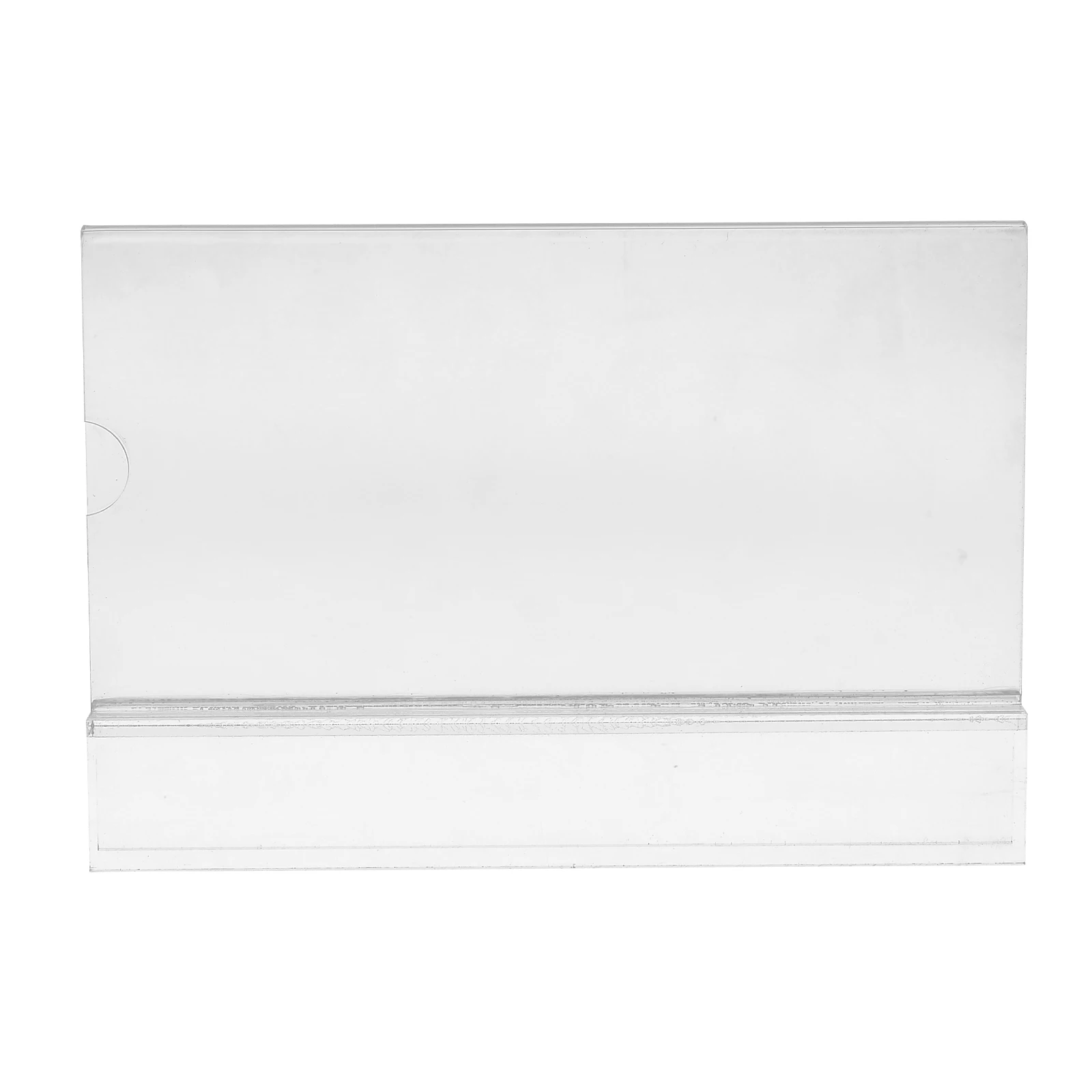 

Clear Acrylic Name Plate Holder Office Desk Sign Tag Rack Card Display Stand For Schools Hospitals Corporate Workstations Office