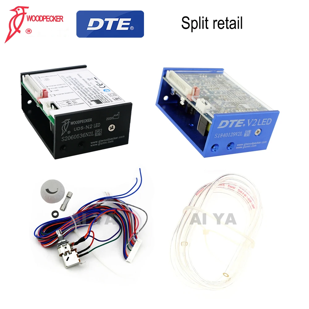 Woodpecker DTE Dental Ultrasonic Scaler Build In UDS N2/N3 V2/V3 LED Dental Equipment For Tooth Cleaning Root Canal Treatment