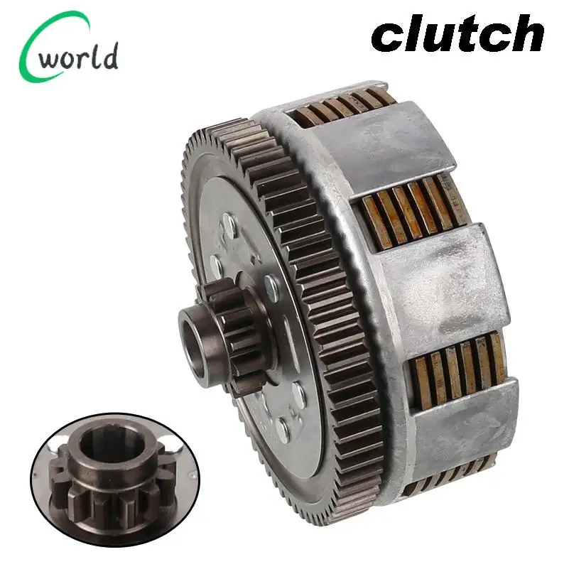 

Clutch set 6-disc manual for motorcycle, 190cc engine, dust suppressant, Pit Bike, 190cc