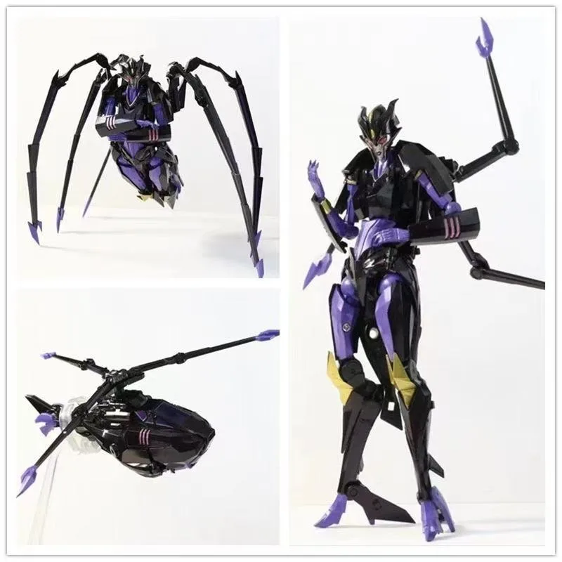 

[In Stock] Transformation Toy APCMP Three-Transformation Black Widow Poisonous Spider Robot Plane 100% Original Box Collection