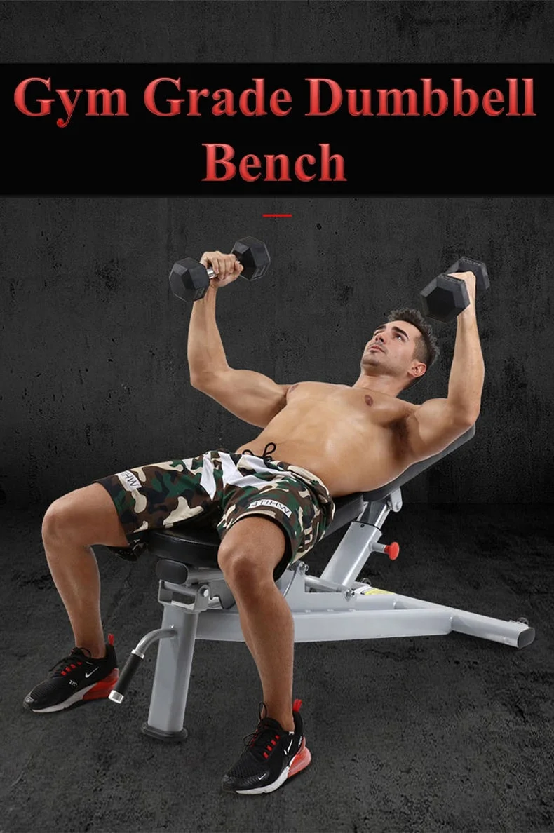 Multifunctional Dumbbell Weight Bench, Bench Press Chair and Sit-Up Supine Board Home Fitness Equipment