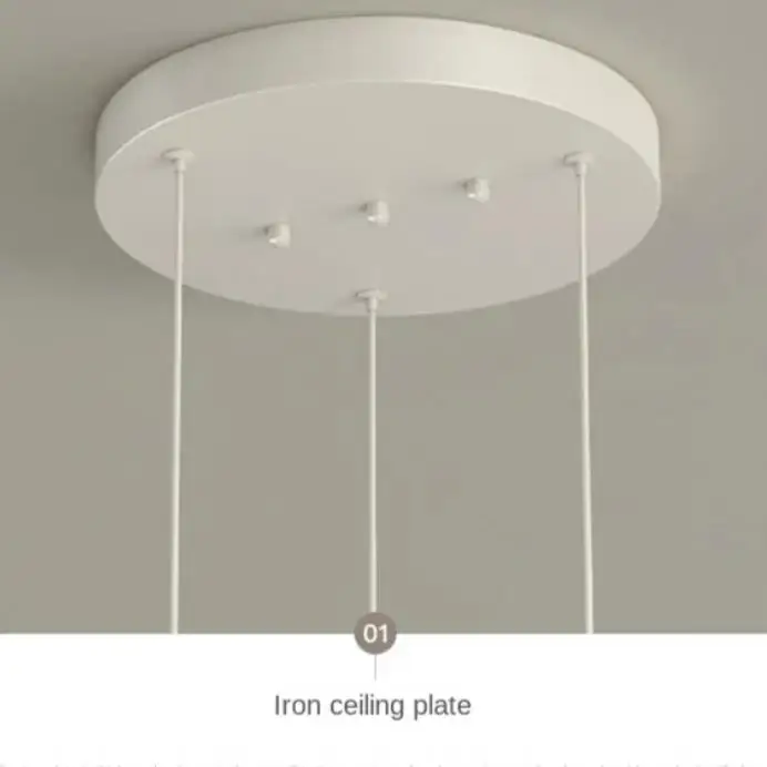 

White Cream Wind Dining Room Lights Modern Led Nordic Warm and Romantic.
