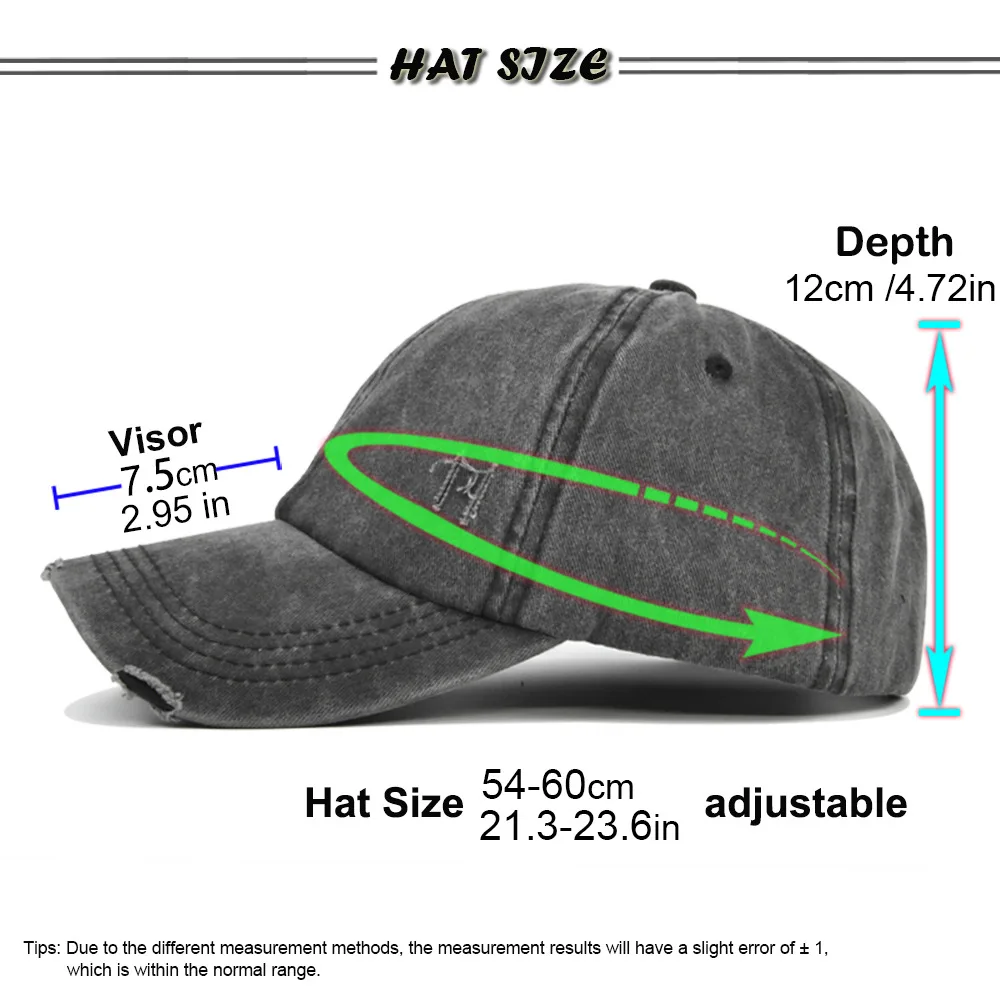 Retro Distressed Baseball Cap for Women Outdoor Crossed Tail Trendy Versatile Flat Brim Hat Fashionable Vintage Style 4