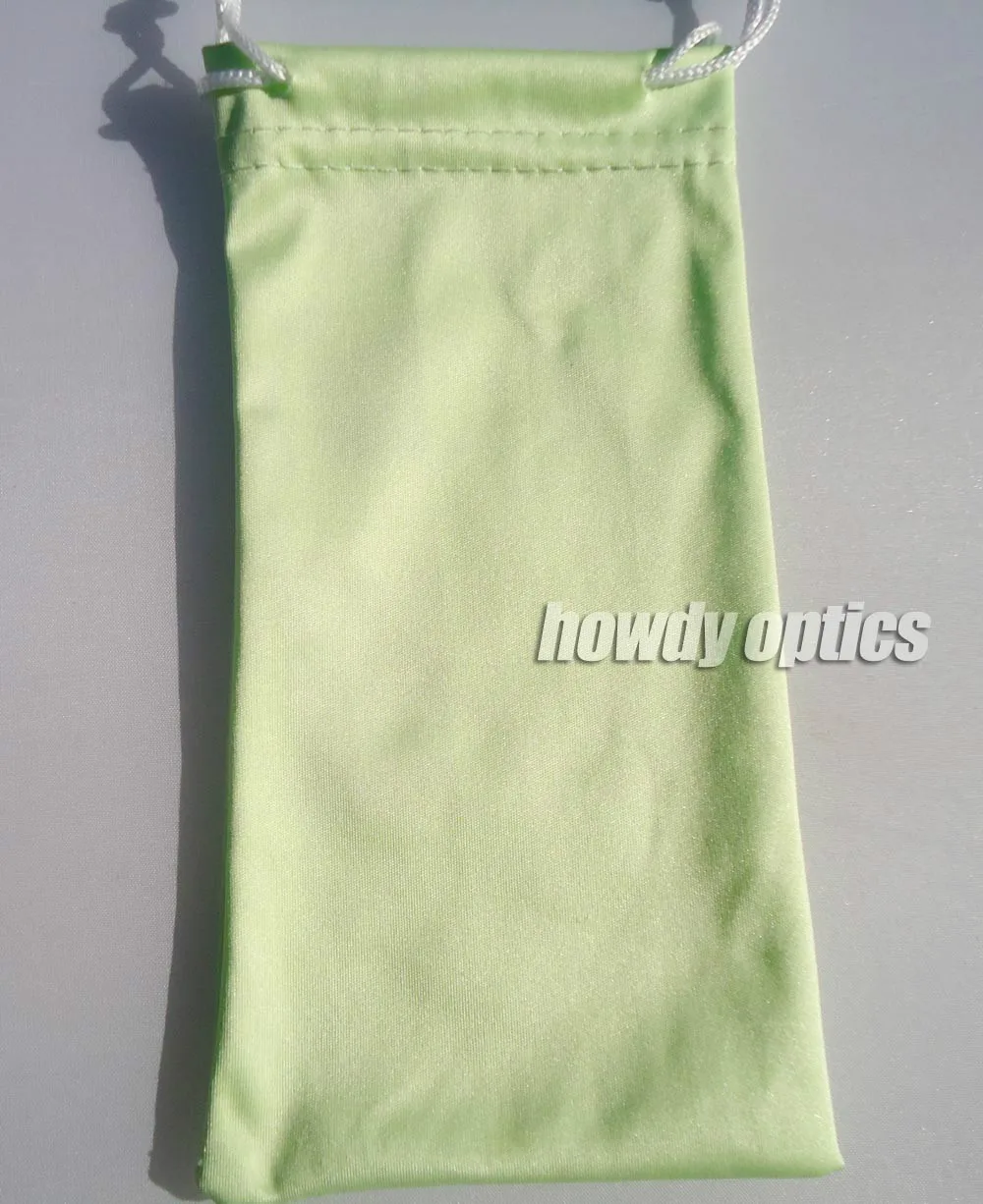 50pcs Quality 100% Polyester 175gsm microfiber Two Pull Ropes 7 Colors Sunglass Eyewear Glass Cloth Bag Pouch eyeglasses bags