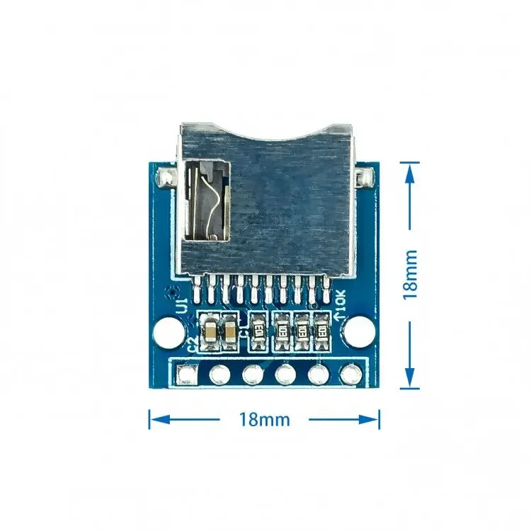 Papan ekspansi penyimpanan SD mikro Mini modul perisai memori kartu TF SD mikro dengan PIN UNTUK Arduino ARM AVR