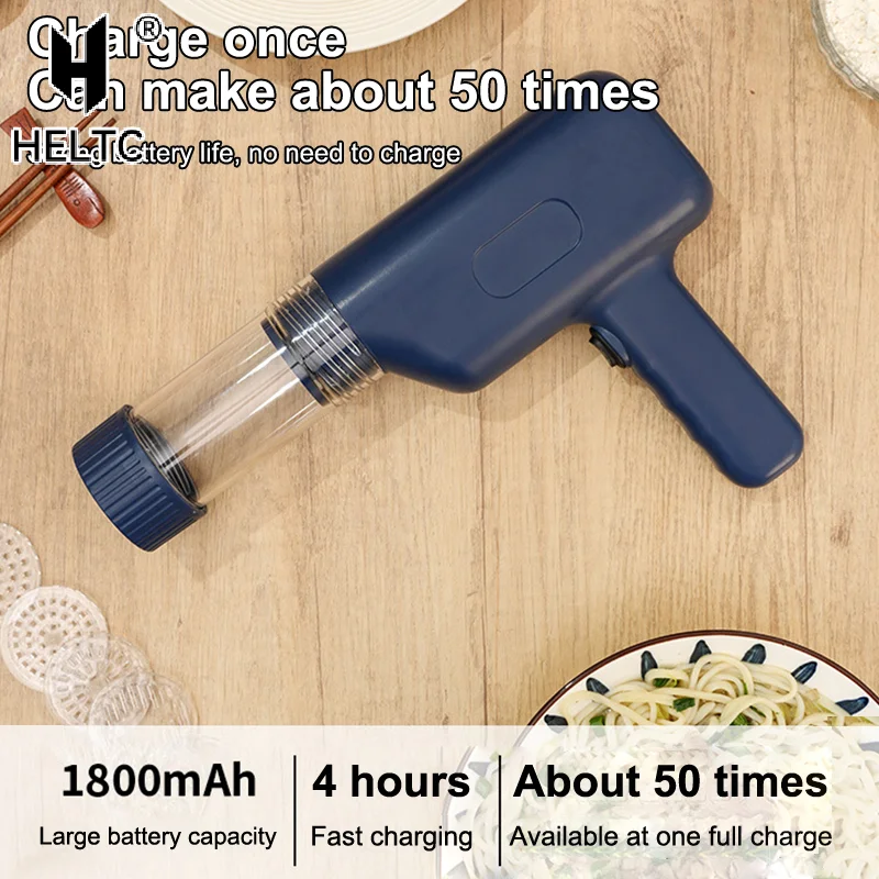 

Pasta Maker, Portable Electric Pasta Maker Machine, All-in-one Cordless Pasta Machine