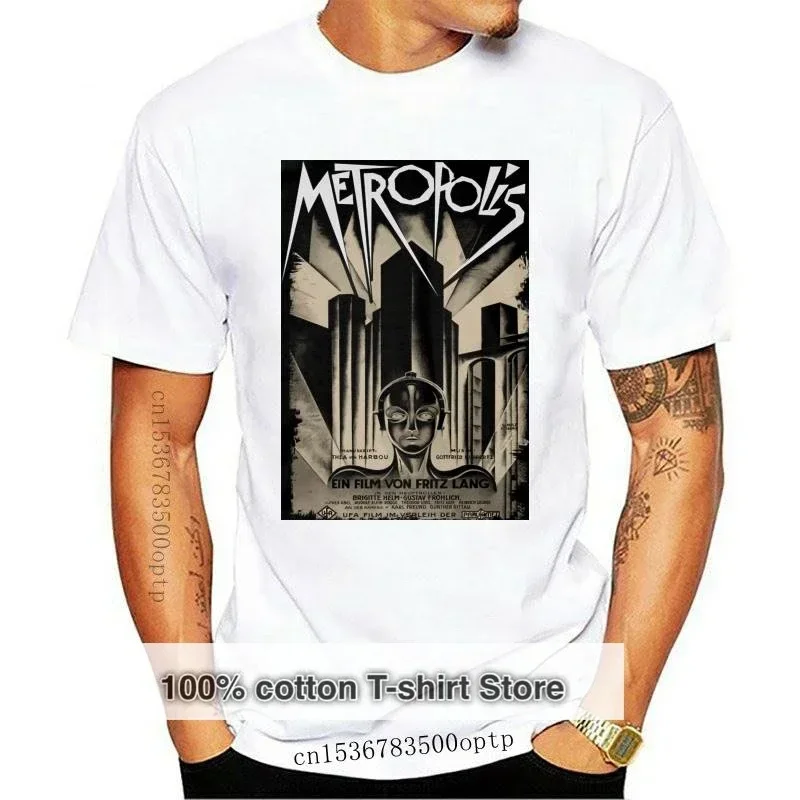 New Plan 9 - Metropolis 'Cartel' T-Shirt - Nuevo y Oficial