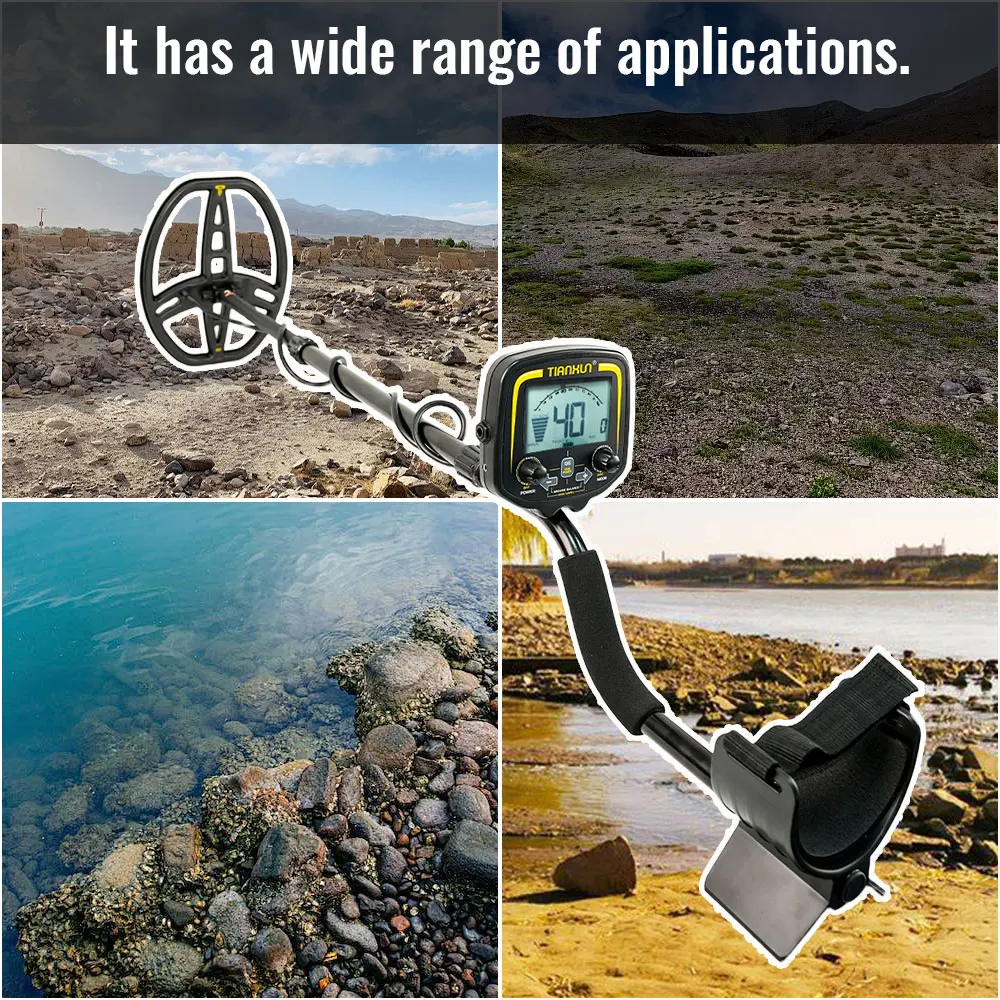 TX-850 Professional Underground Metal Detector Depth Scanner Gold Detector Treasure Hunter 11 inch Pinpointer Search Finder