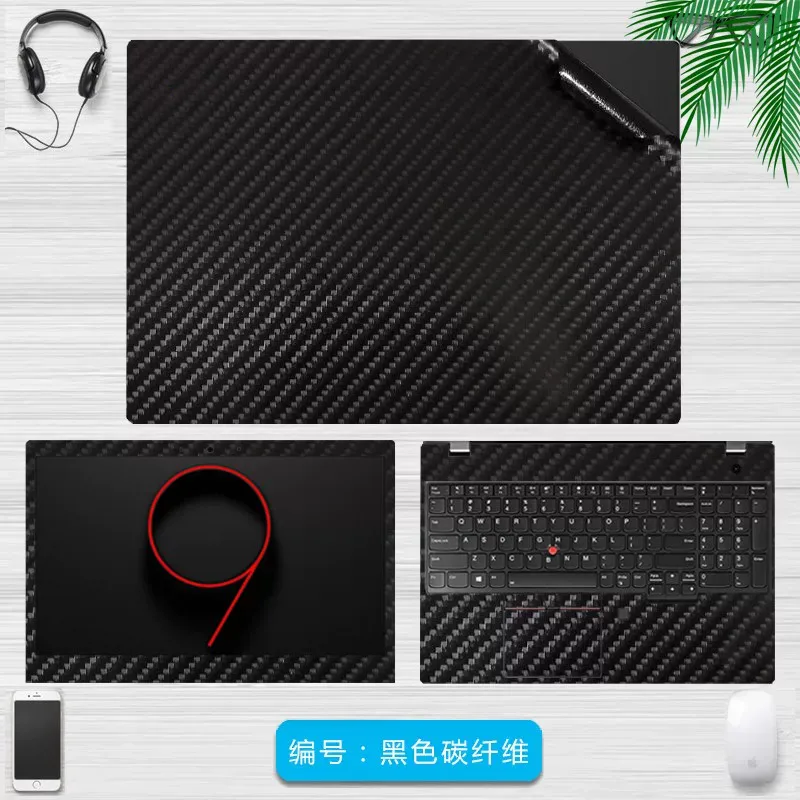 Wstępnie przycięte 1xTop + 1xPalmrest + 1xScreen Bezel Skin Sticker Cover Case Film dla Thinkpad X270 T440P T450 X390 X395 P73 T460 T440 T430 — zdjęcie 7