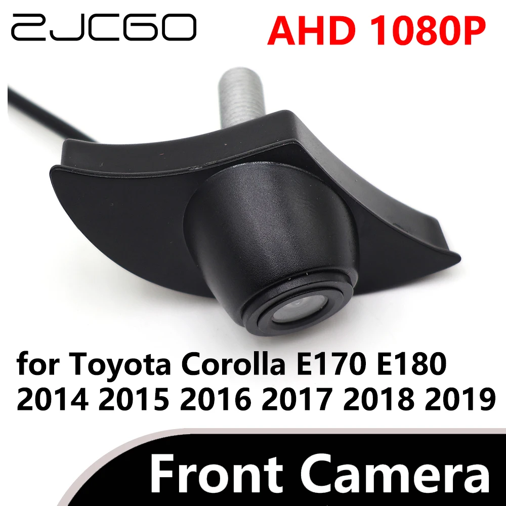 

ZJCGO AHD 1080P CVBS 480P 170° Car Parking LOGO Front View Camera for Toyota Corolla E170 E180 2014 2015 2016 2017 2018 2019