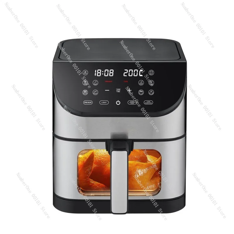 

Large Capacity Air Fryer Household Oil-free Visible Inner Tank 110-240V