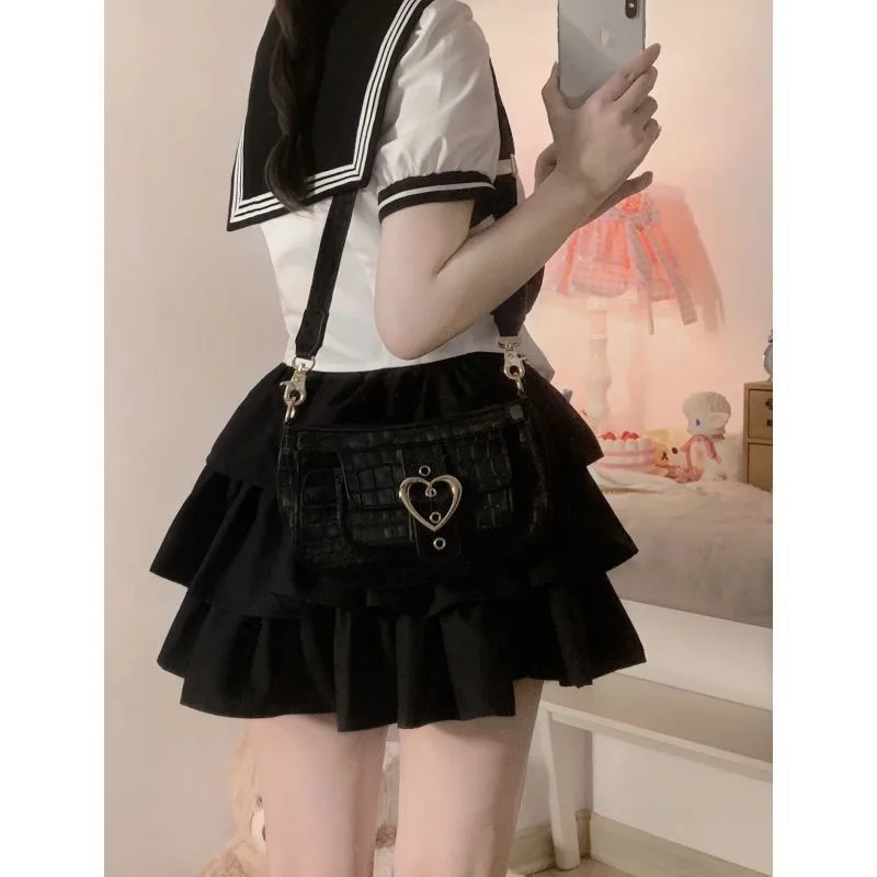 Uniforme scolastica giapponese Jk Plus Size S-8XL Uniforme da marinaio Coreano Preppy Girl Navy Colletto Fiocco Pommel Gonna Abito per le donne