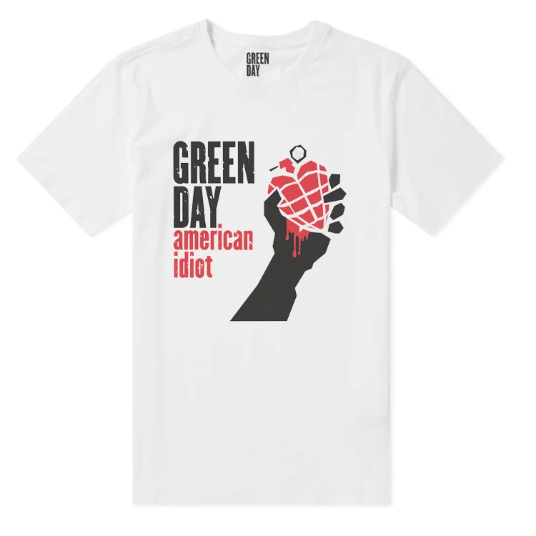 Classic High Quality Green Day Print T-shirt Men Women Cotton Hip Hop Oversized Tshirt Short Sleeve T Shirt Streetwear Tops Tee