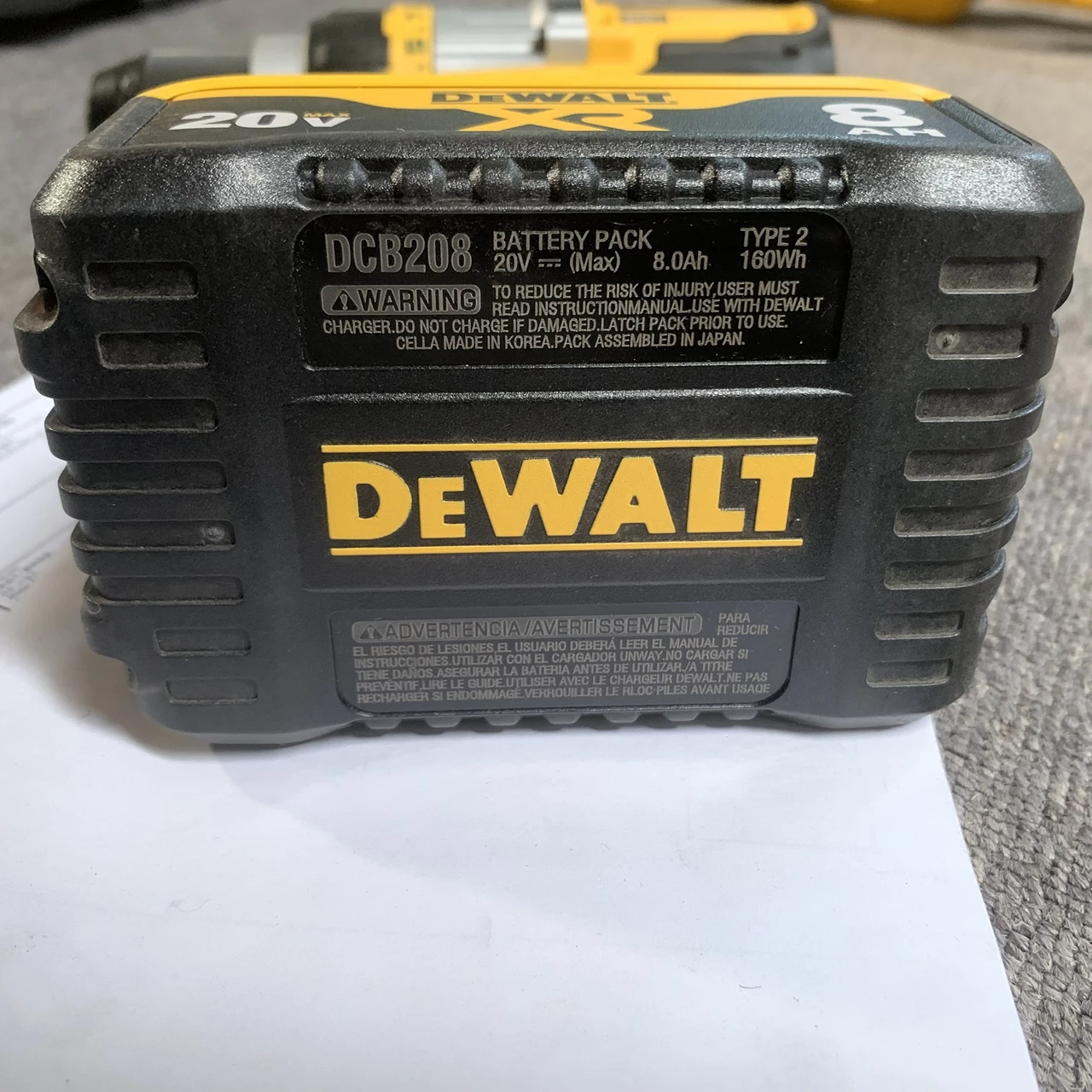 DEWALT DCD999 20v MAX 1/2” 3 Speed Hammerdrill - BRAND NEW -  Includes 8.0AH battery