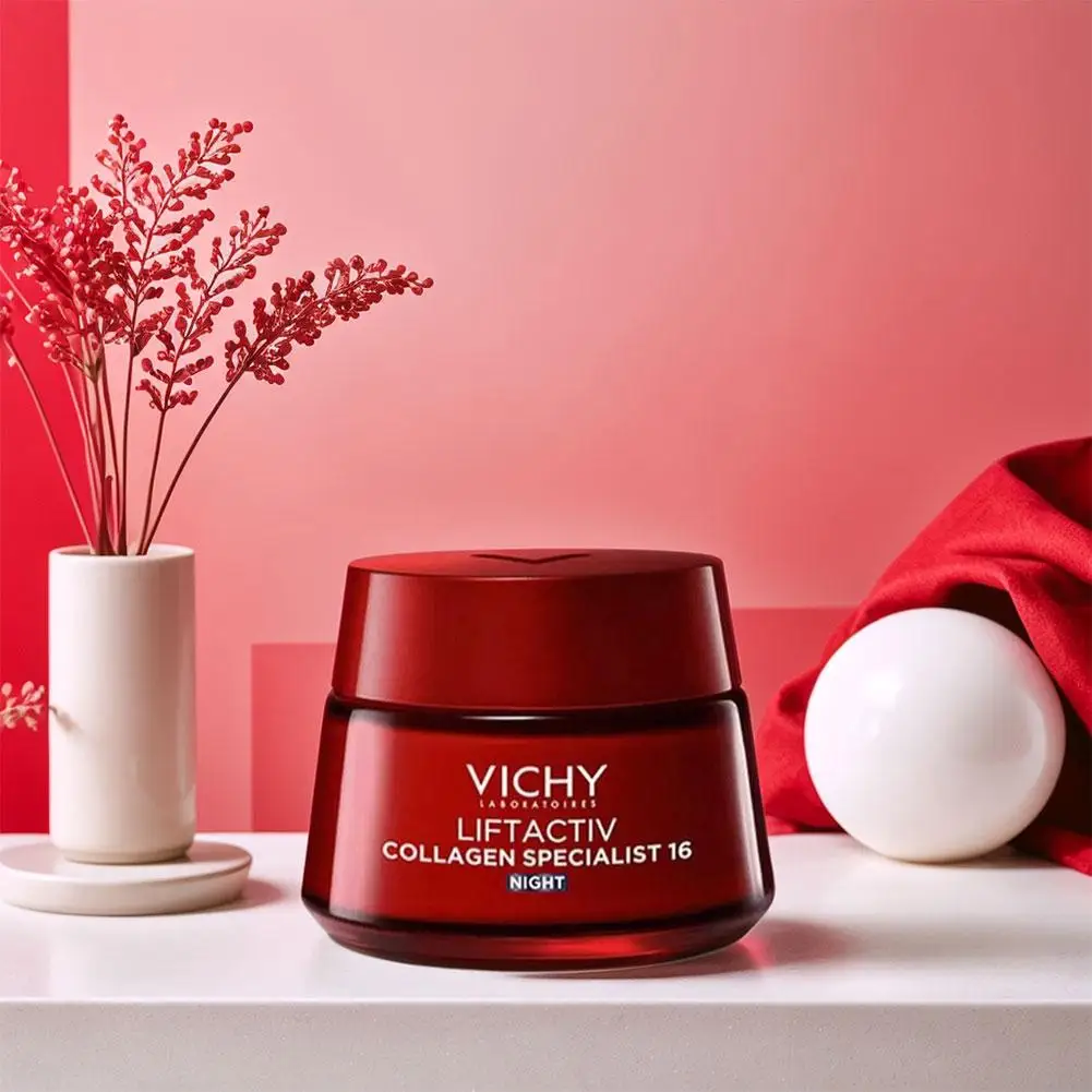 كريم فيشي كولاجين 16 يومًا مضاد للشيخوخة لشد البشرة، ترطيب عميق يقلل من التجاعيد ويضيء البشرة وينشط الوجه اليومي 50 مل #6