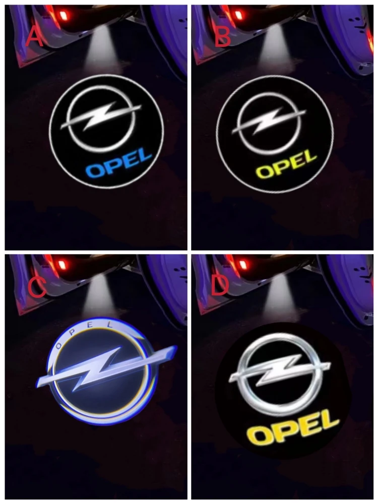 

For Opel Insignia A B 2009-2014 2015 2016 2017 2018 Led Car Door Logo Light HD Laser Welcome Projector Lamps Goods Accessories