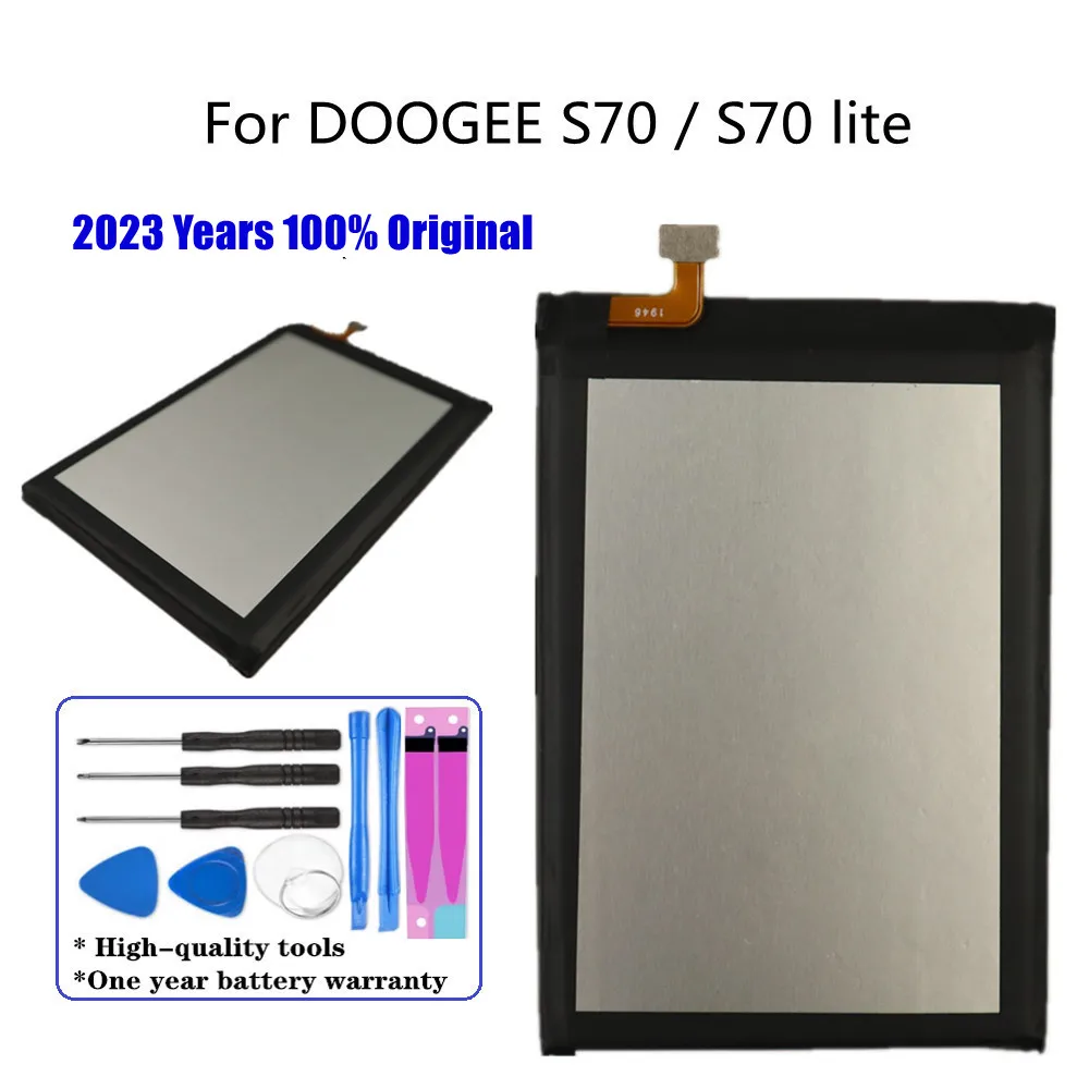 

2023 New High Quality Original 5500mAh Battery For Doogee S70 S70 Lite Smart Mobile Phone Replacement Battery Bateria + Tools