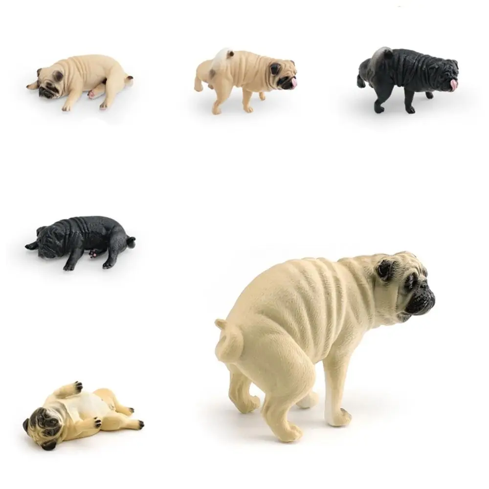 Realistic Shiba Inu Figurine Simulation Pug Dog Animal Model Educational Miniature Japan Shiba Inu Figure