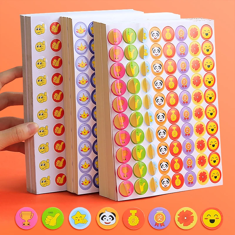 4000pcs Reward Stickers for Kids Children Potty Training Motivational Child Cute Animals Stationery Sticker