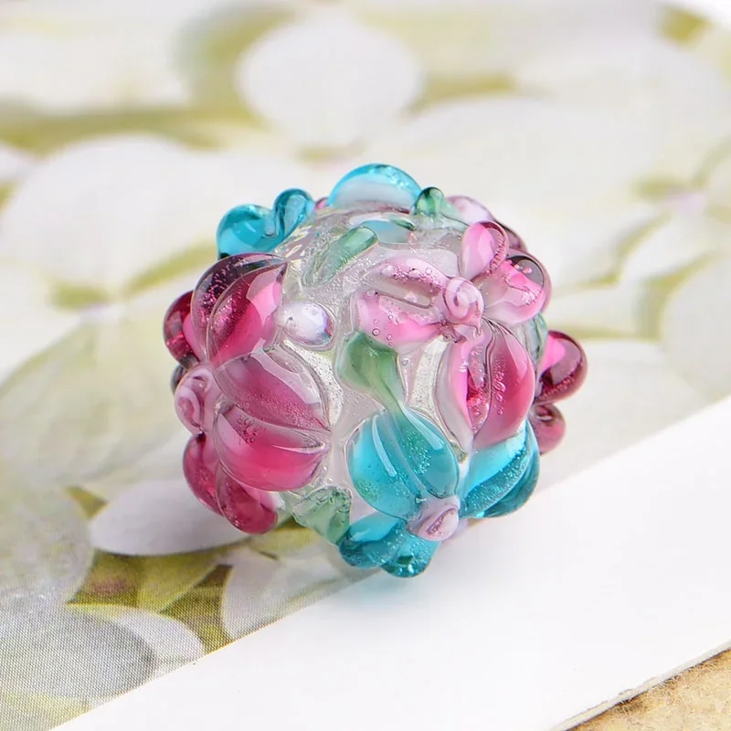 Glass Flower Beads