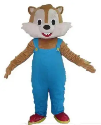 New Blue Trousers Squirrel Mascot Costume Cosplay Mascotte Fancy Dress Character Carnival Christmas Celebration Mascot Costume