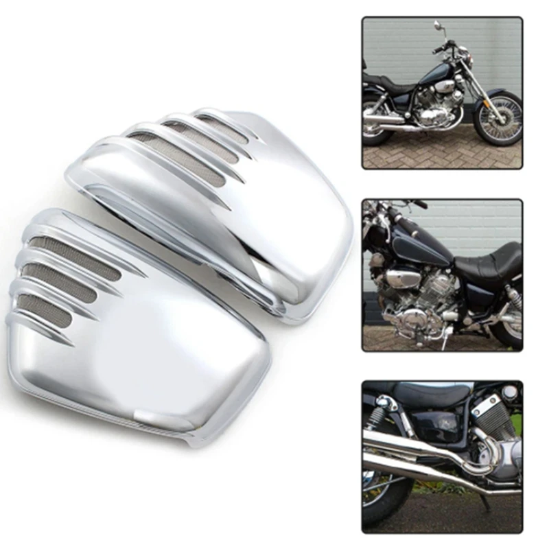 Motorcycle Fairing Side Cover Protector Battery Cover For Yamaha Virago XV700 XV750 XV1000 XV1100 1984-Up