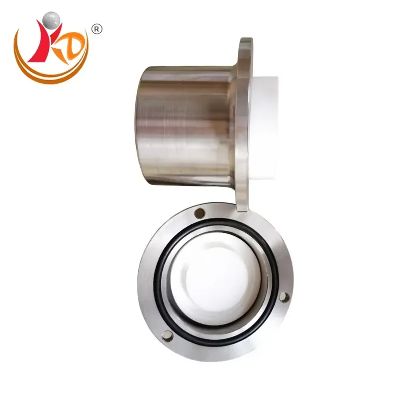i 250ml Ceramic Ball Mill Jar with 304SS Outer Jacket Compatible for RS200/RS300 Vibratory Disc Mill