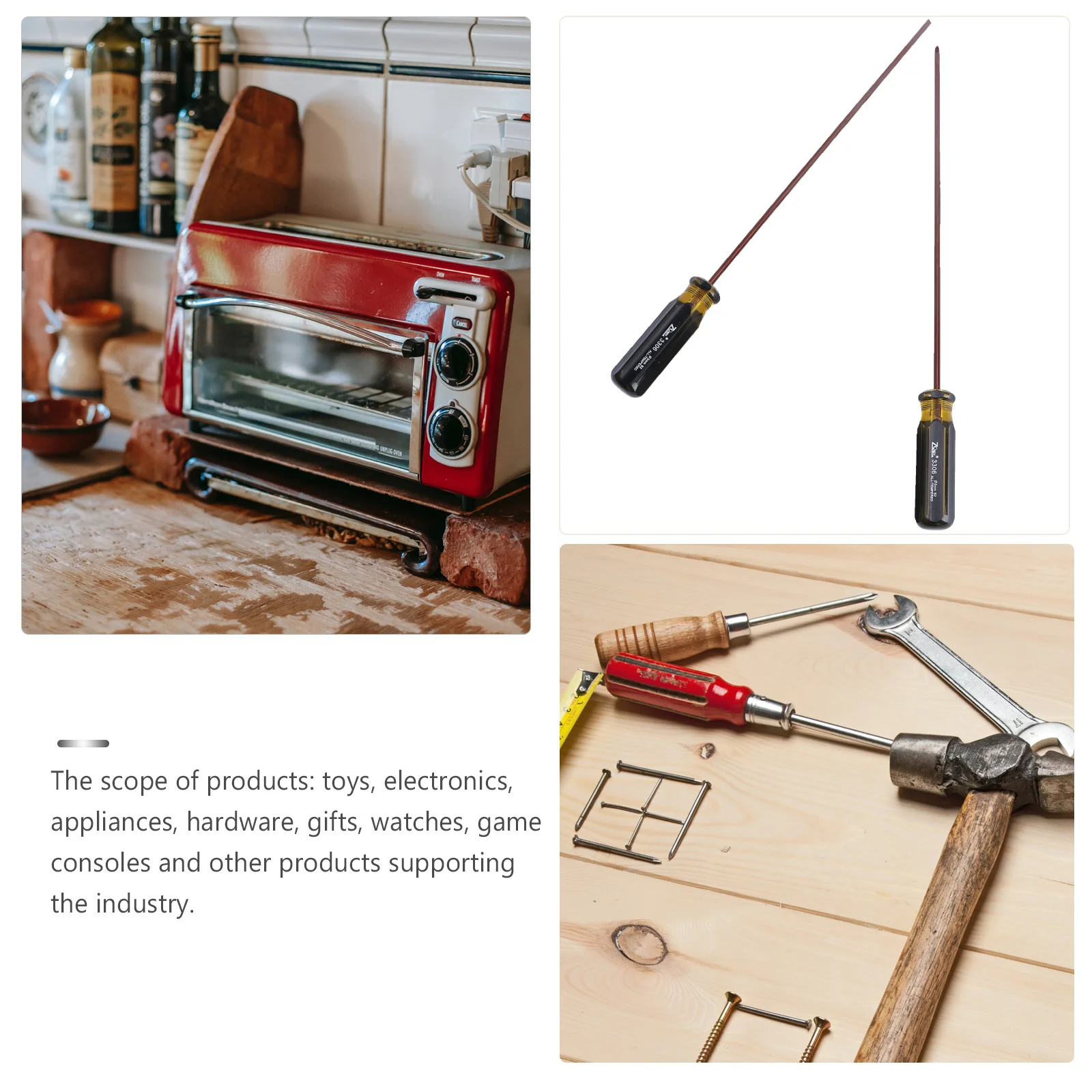 

2pcs Slotted Flathead Screwdriver Dual Purpose Magnetic Ratchet Expansion Tool For Home Repair Hardware Maintenance