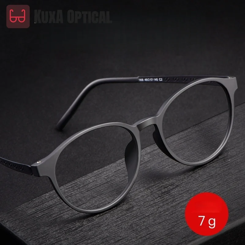 

XUKA Retro Round Small Size Menn High Quality TR90 Pure Titanium Eyeglasses Frame 868T and Women Glasses Ultra Light Fashio