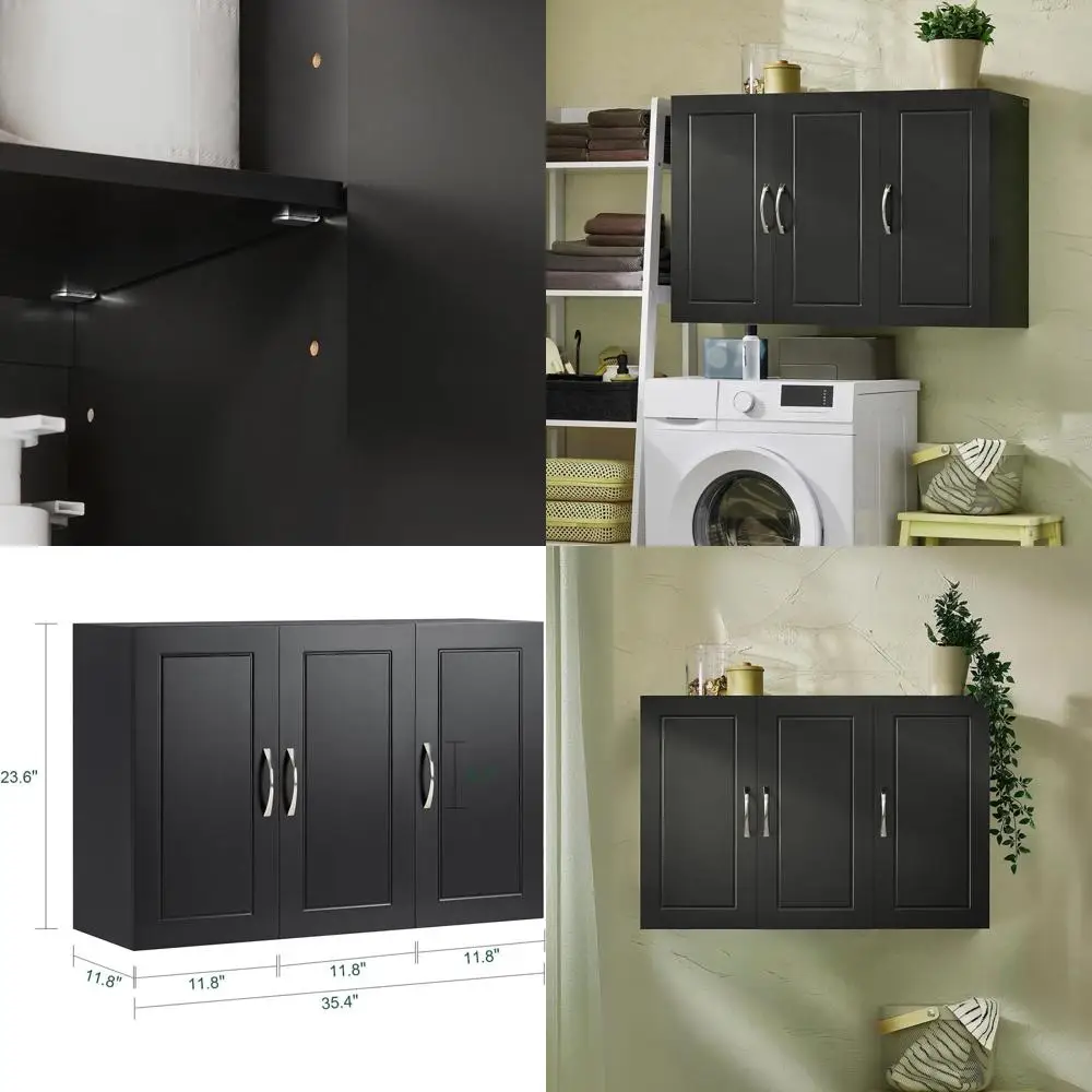 Space-Saving Wall Cabinet with Adjustable Shelves, Medicine 