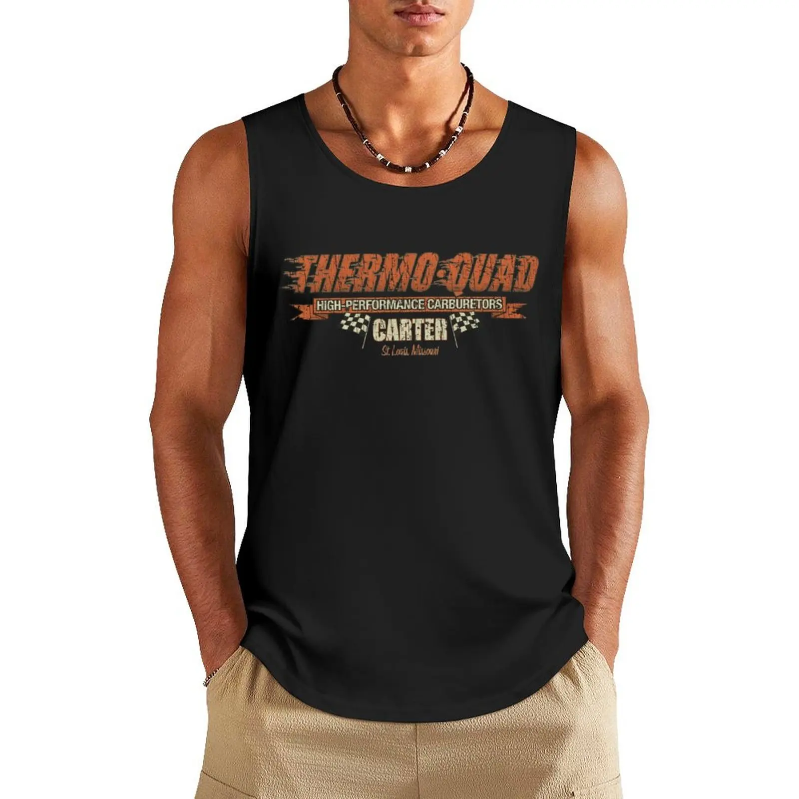 

ThermoQuad Carburetors 1971 Tank Top anime top basketball clothing bodybuilding man bodybuilding men clothes