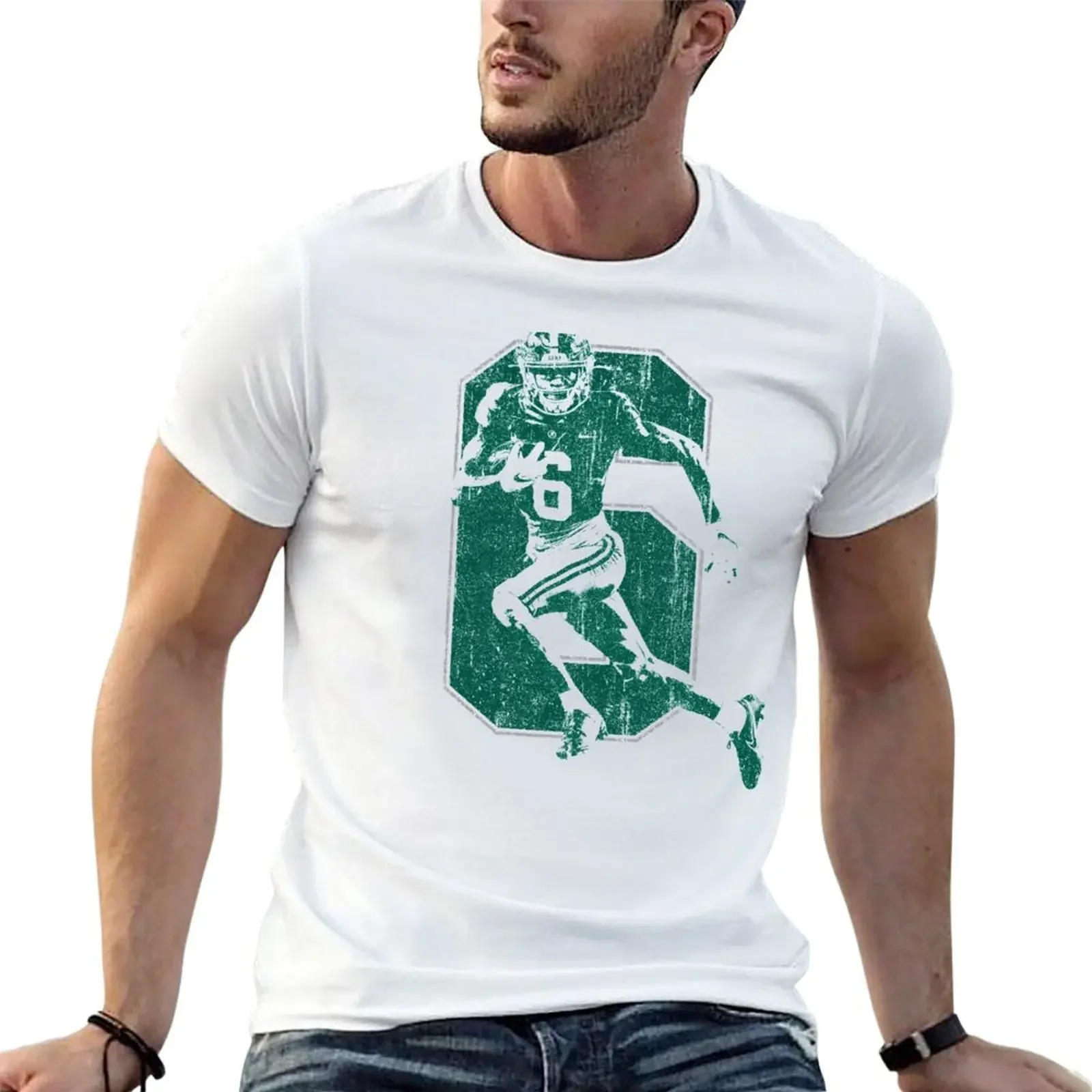 Devonta Smith (Philly) T-Shirt oversized t shirt new edition baggy shirts shirts graphic mens shirts graphic tee