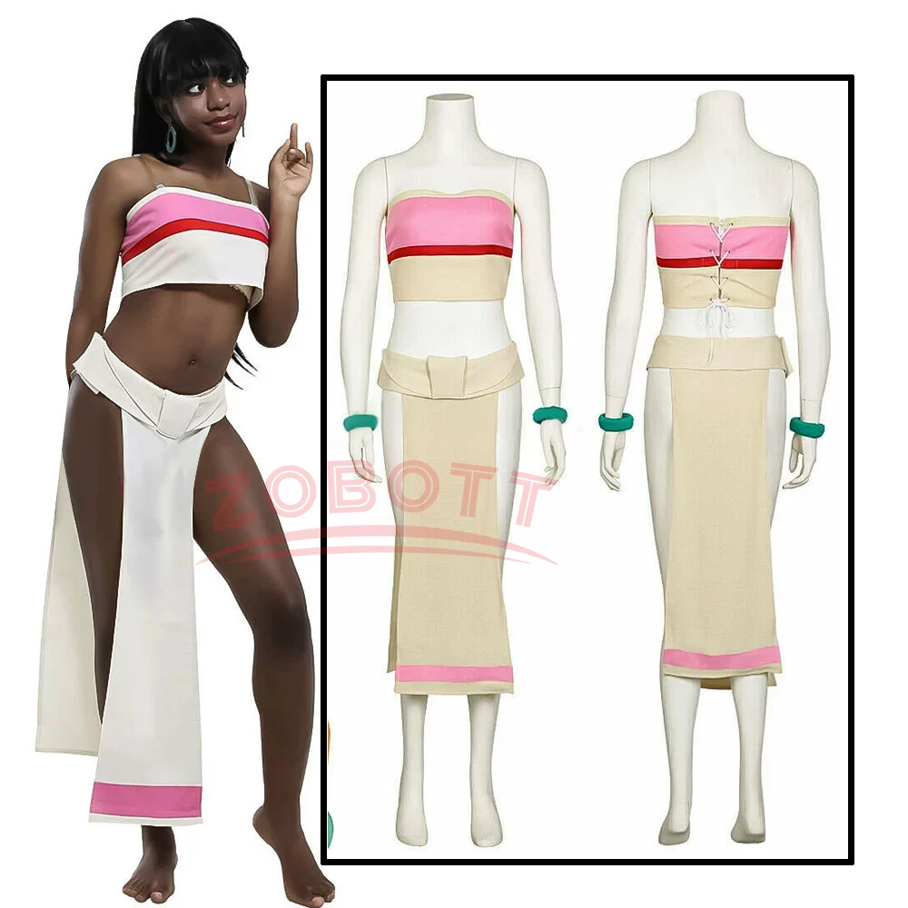 فيلم الرسوم المتحركة El Dorado Chel أزياء تنكرية سوار تشيل الزي الطريق تشيل لحفلة الهالوماس الكبار النساء فتاة Paop #1