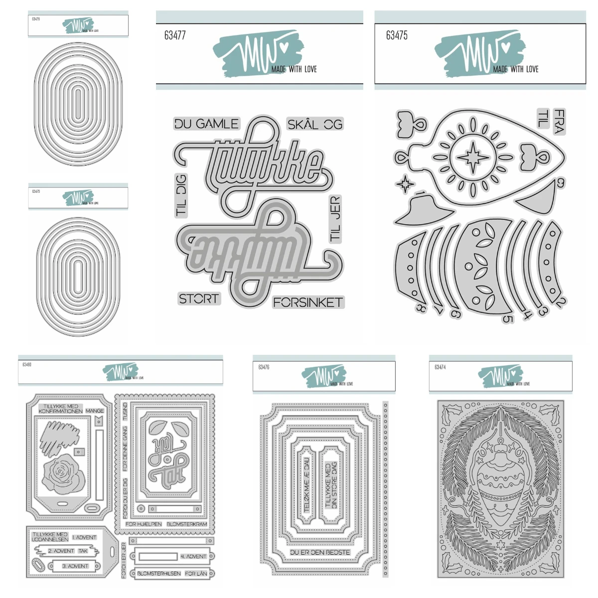 

New Festive Christmas Card Ornament Series Metal Cutting Dies DIY Scrapbooking Paper Craft Handmade Album Embossing Template