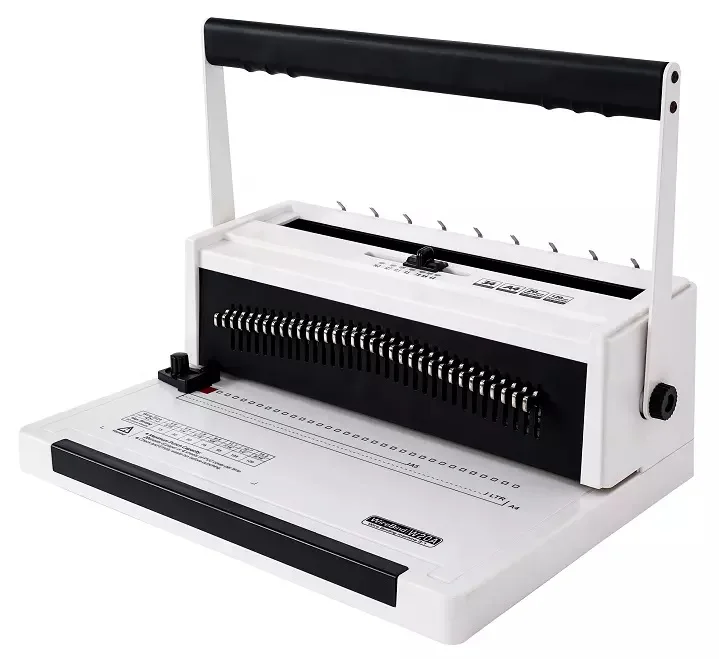 

W20A 34 Holes Binder 6.7nkgs Manual Double Loop Wire Binding Machine