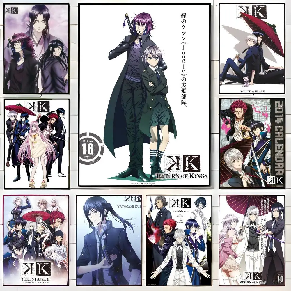 Stylish Anime K Project Poster Wall Art Print Decorative Mural Home Decor Gift Unframed