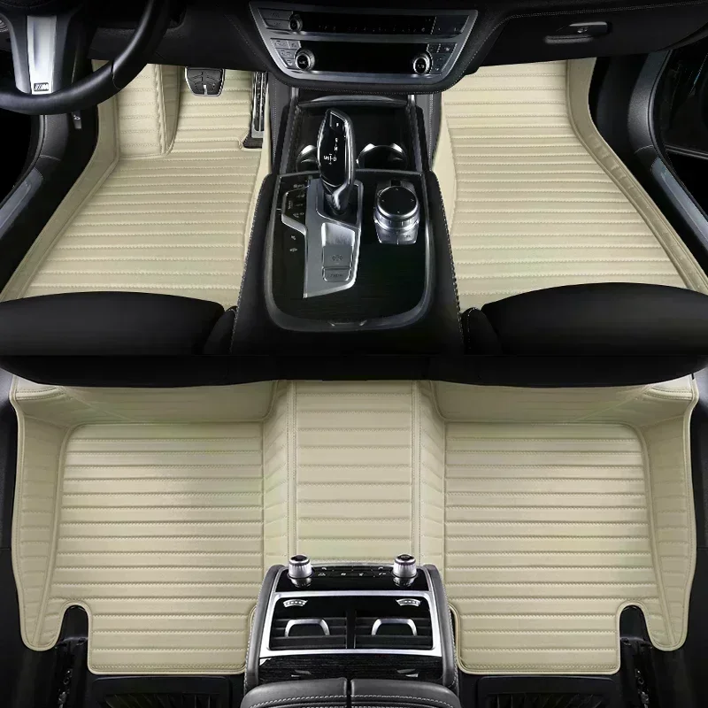 5D Striped Customized Car Floor Mats for Lexus LX 2016-2020 2007-2015 UX UX250h 2018-2022 Interior Accessories Carpets