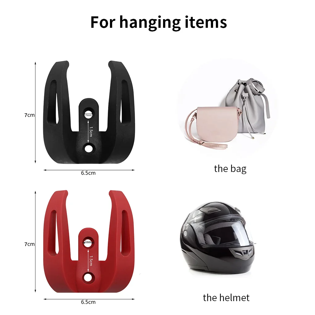 Electric Scooter Front Hanger Hook  Xiaomi Mijia Dual Claw Grip Storage Rack ebike front hook Bag load-bearing nylon hook rack