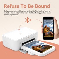 300DPI HPRT Thermal Photo Printer 4X6 inch Photo Paper for CP4100 Desktop Bluetooth WiFi Color Photo Printer & Cartridge Ribbon