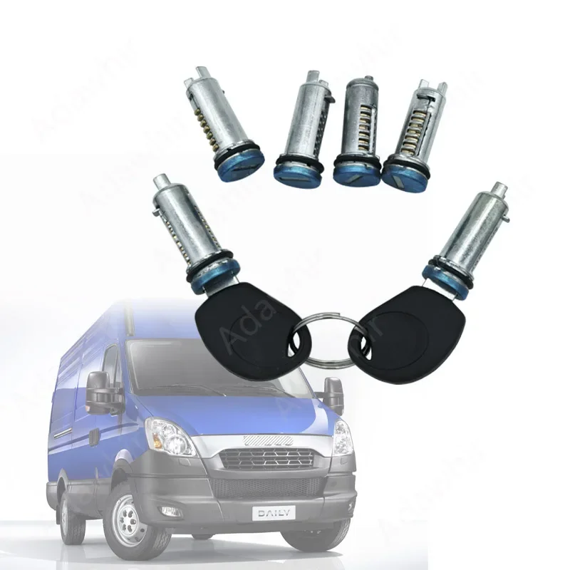 Door Lock Cylinder Replacement Set for 1999-2012 IVECO DAILY