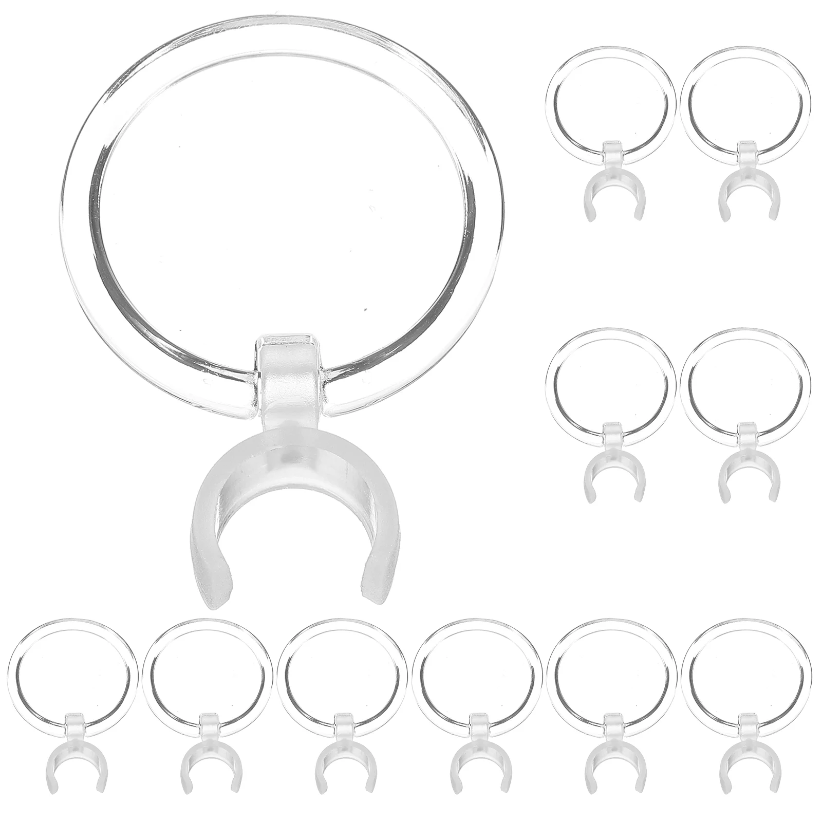 10 Pcs Magnifier Bracelets Magnifying Mirror Drill Pen Lens Folding Painting Portable Glass Diamond Drawing Child